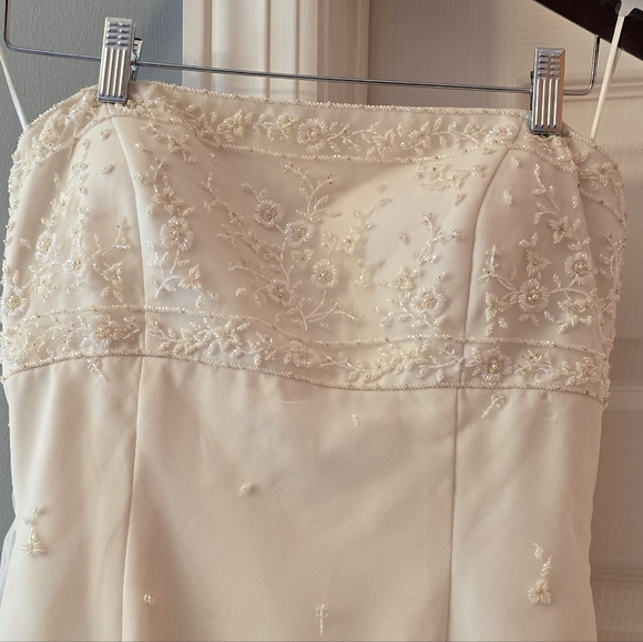 La Sposa Strapless Beaded Wedding Dress - Picture 3 of 13